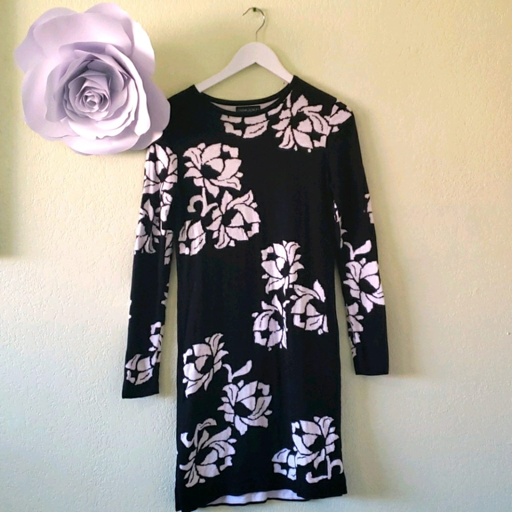 Cynthia Rowley Floral Sweater Dress